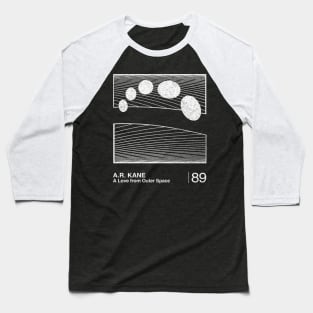 A Love from Outer Space / Minimalist Graphic Artwork Design Baseball T-Shirt